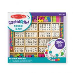 MELISSA AND DOUG - ENSEMBLE DE PERLE ALPHABET EN BOIS